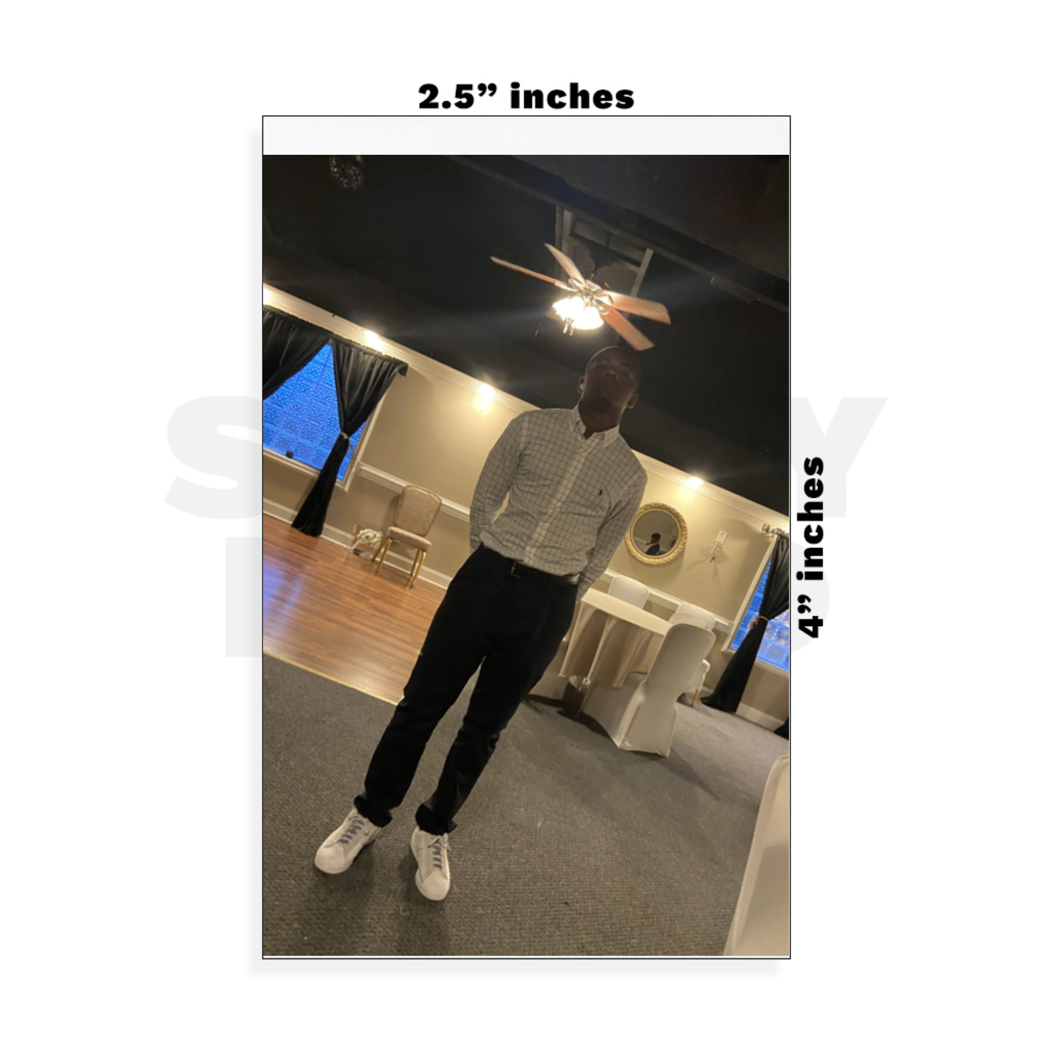 Custom Small - 2.5in x 4in