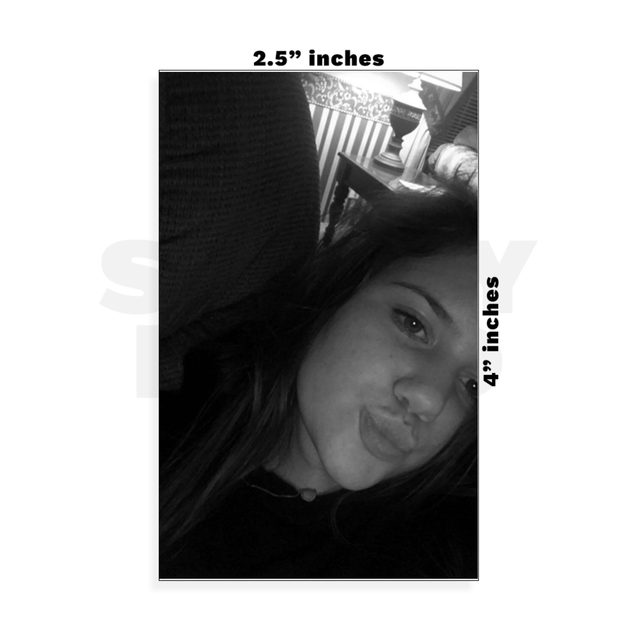 Custom Small - 2.5in x 4in