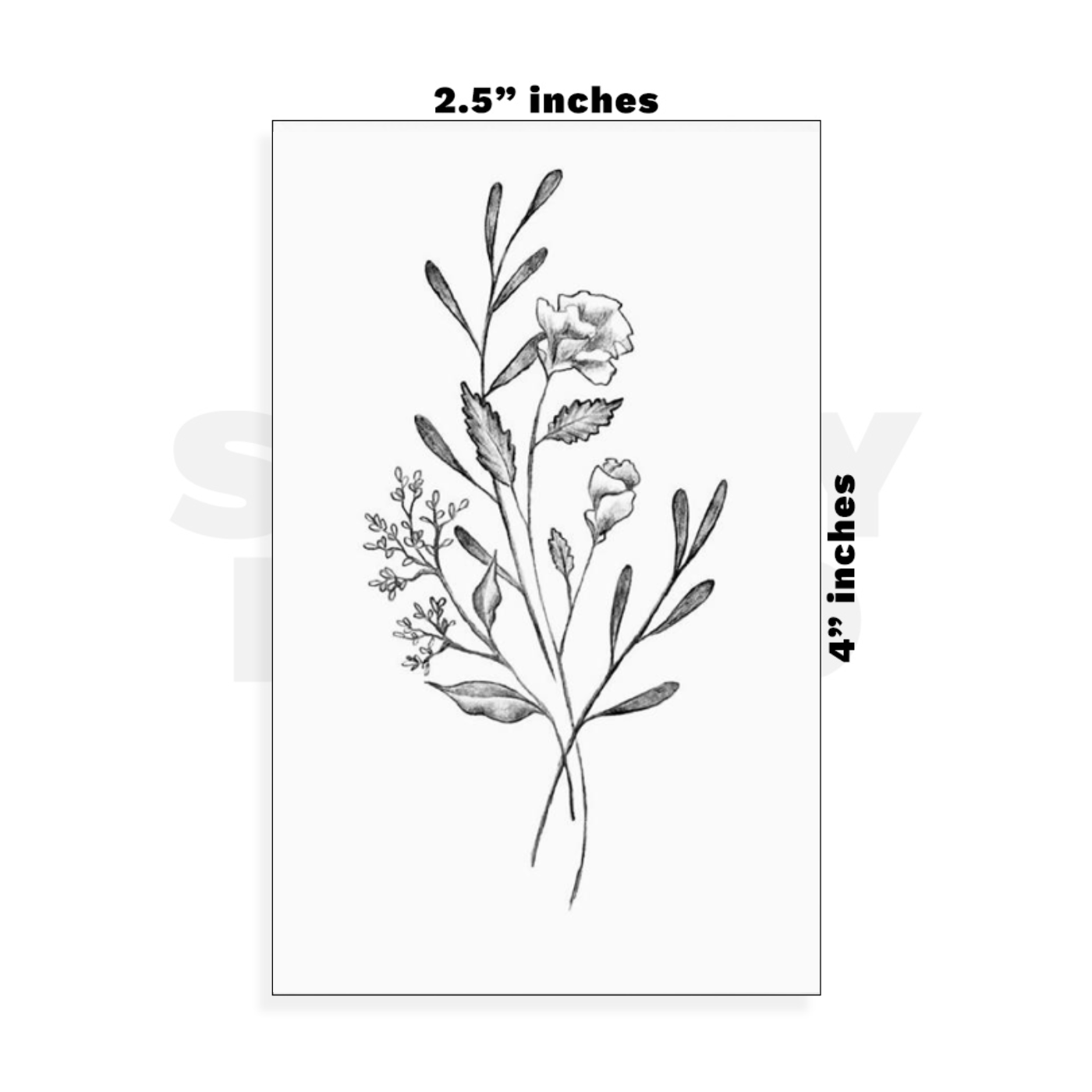 Custom Small - 2.5in x 4in