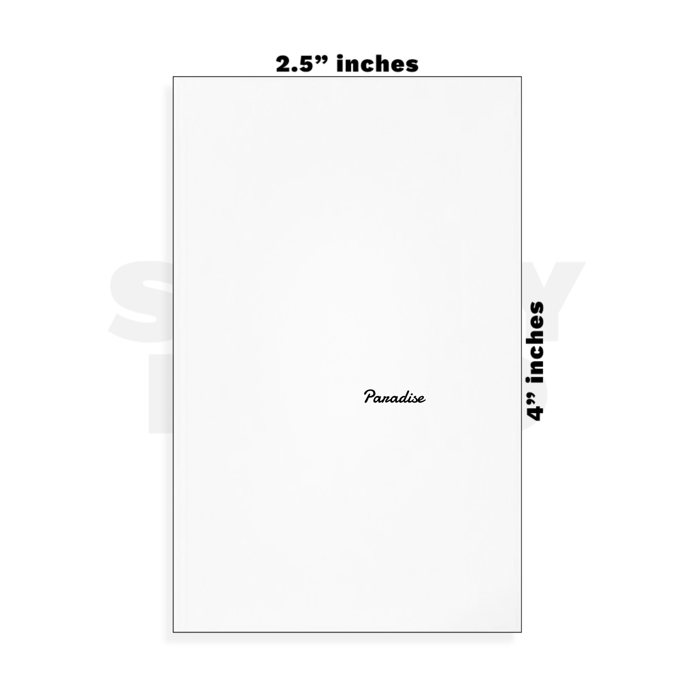 Custom Small - 2.5in x 4in