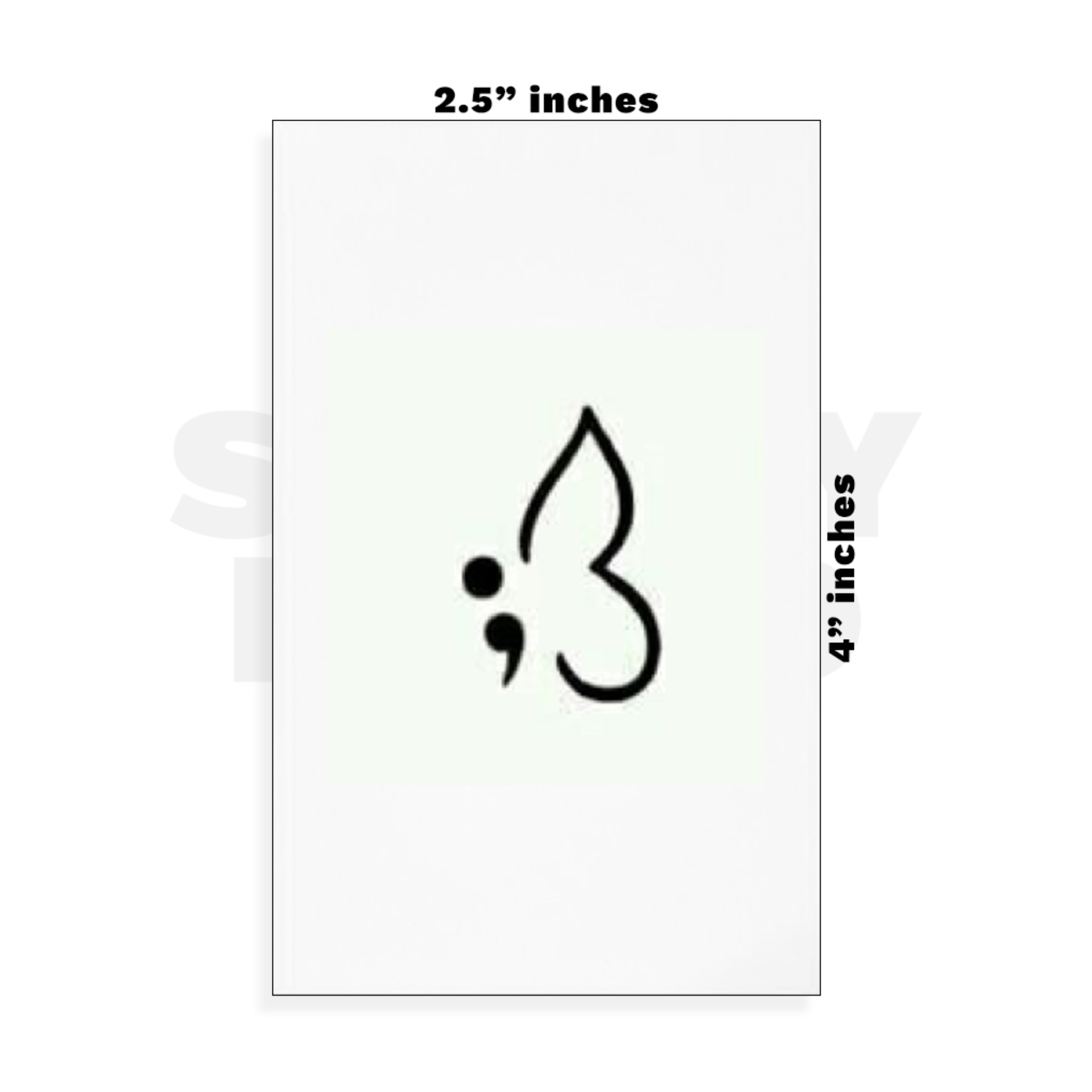 Custom Small - 2.5in x 4in