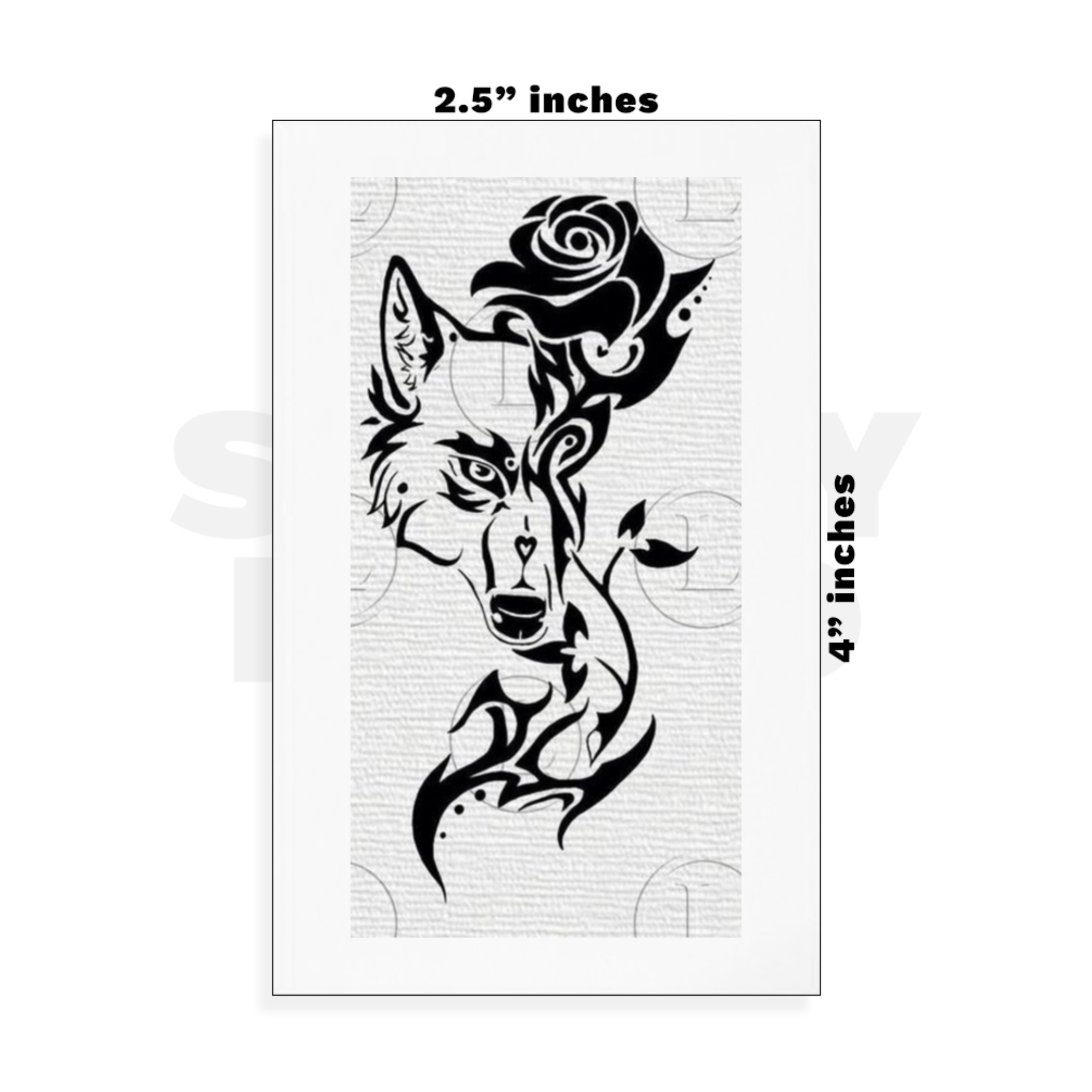 Custom Small - 2.5in x 4in