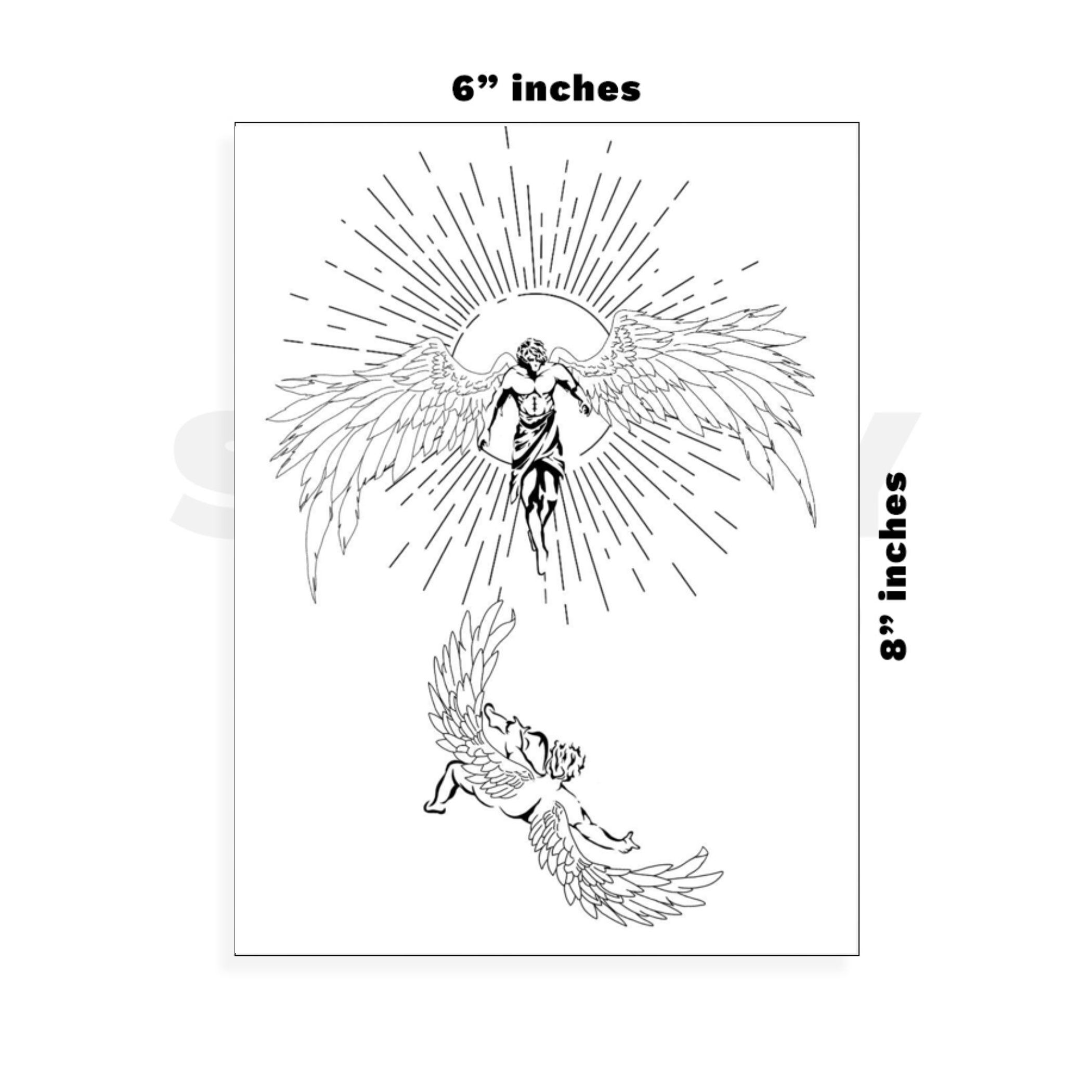 Custom Large - 6in x 8.5in