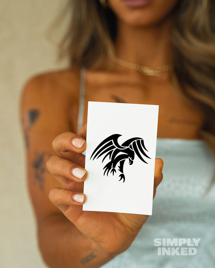 Tribal Eagle Tattoo