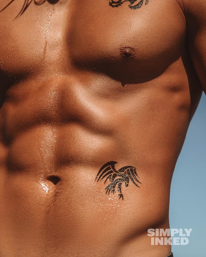 Tribal Eagle Tattoo - Semi Permanent