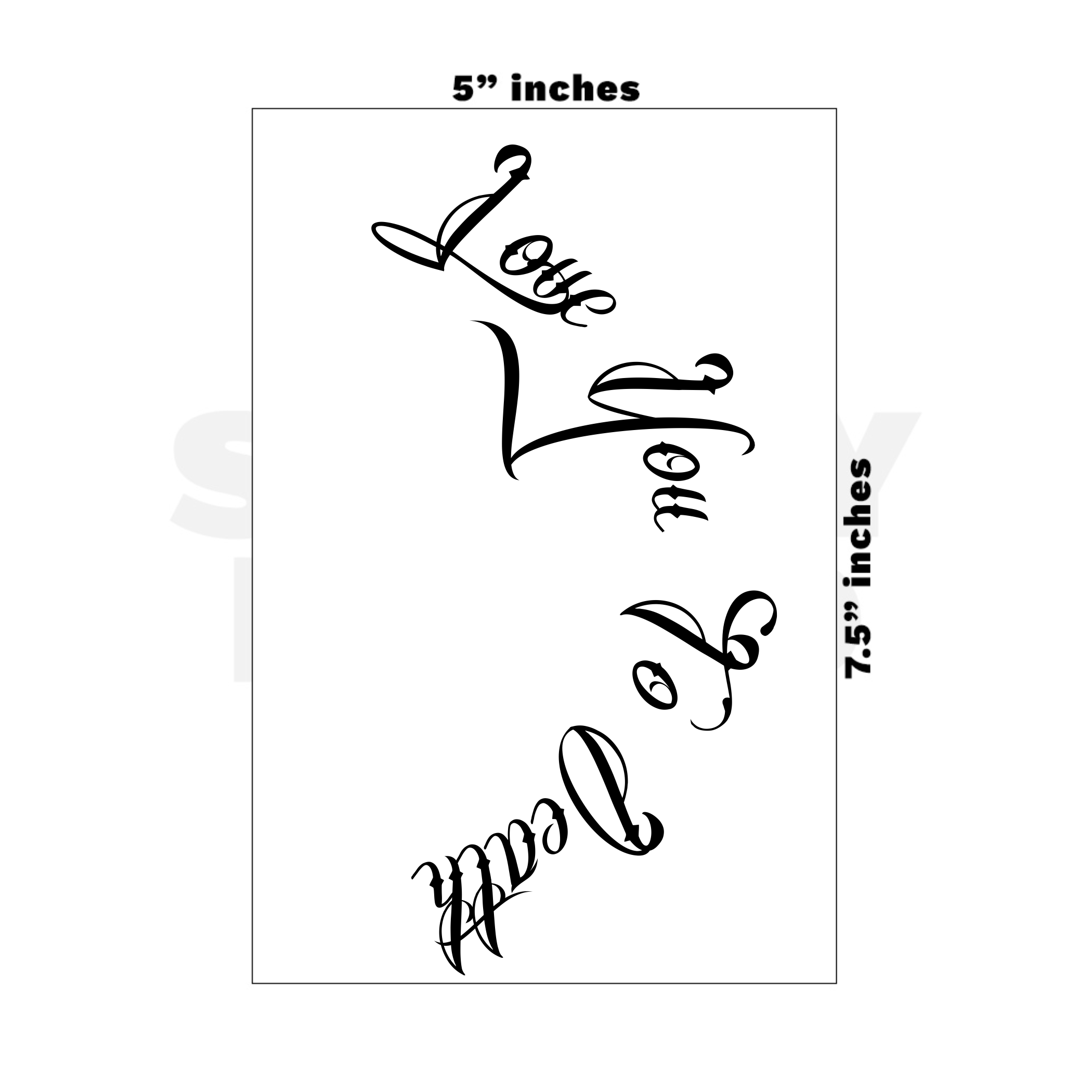 Custom Medium - 5in x 7.5in