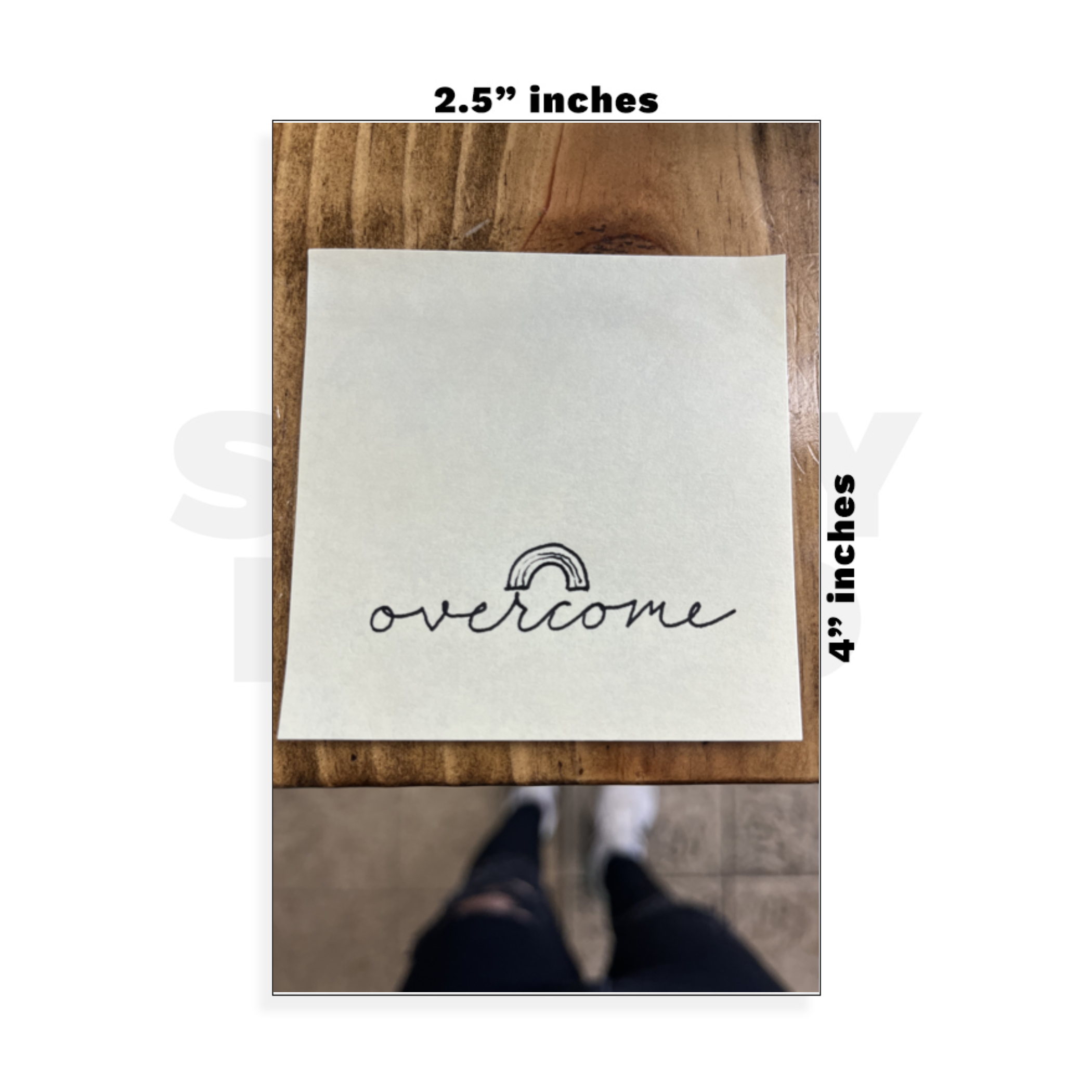 Custom Small - 2.5in x 4in