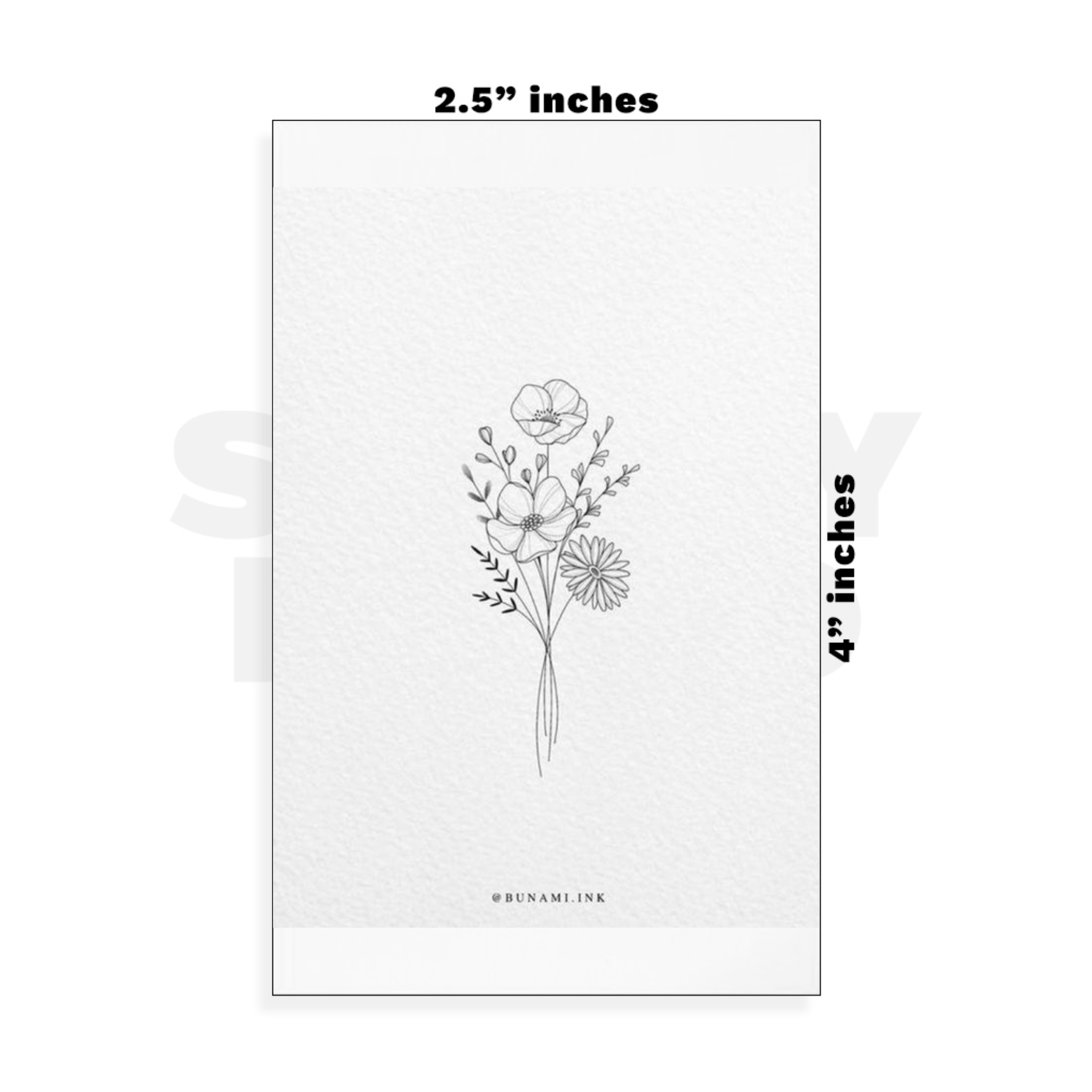 Custom Small - 2.5in x 4in