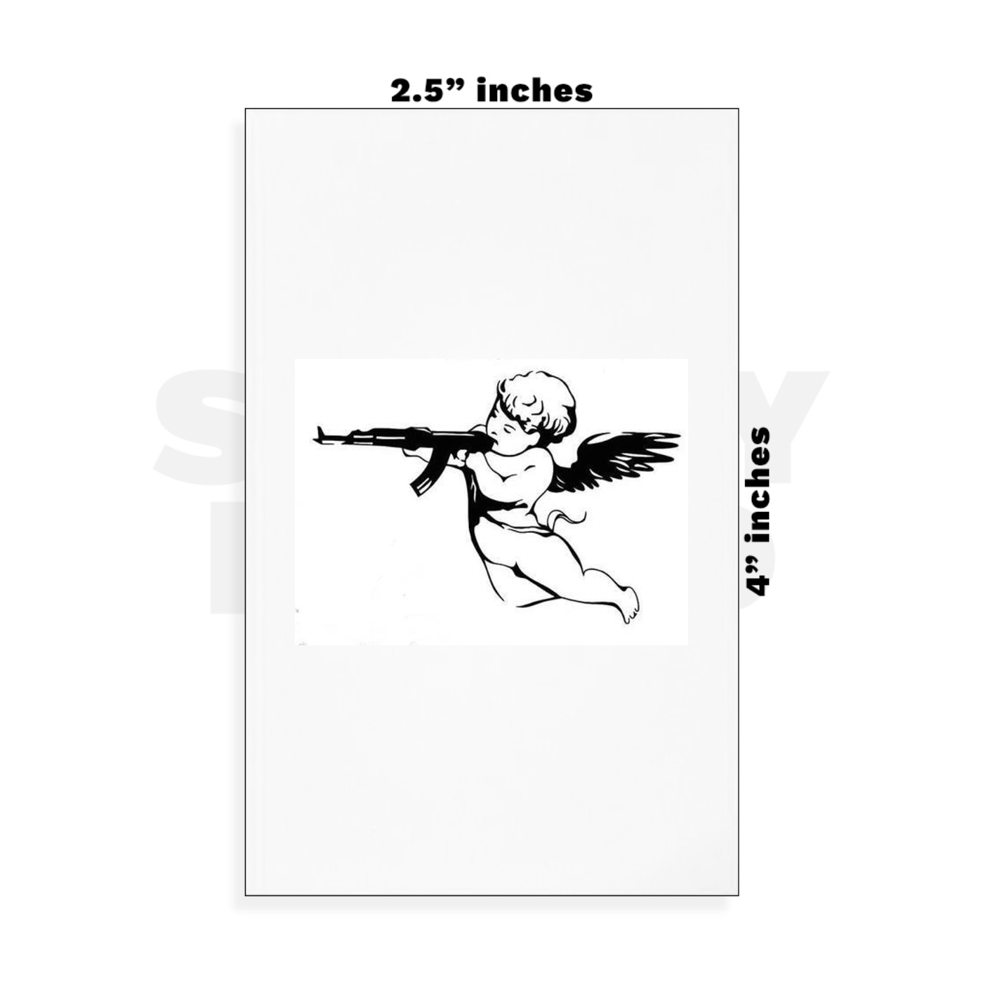 Custom Small - 2.5in x 4in