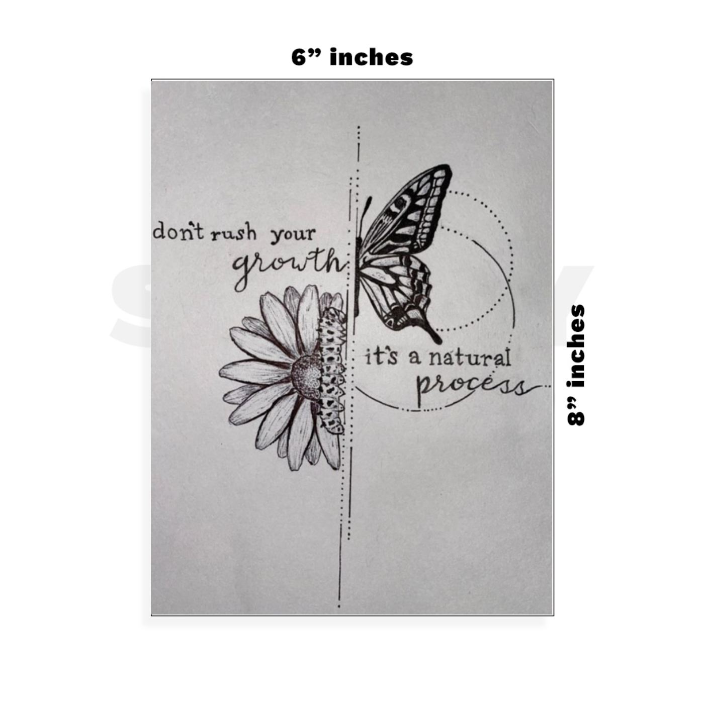 Custom Large - 6in x 8.5in