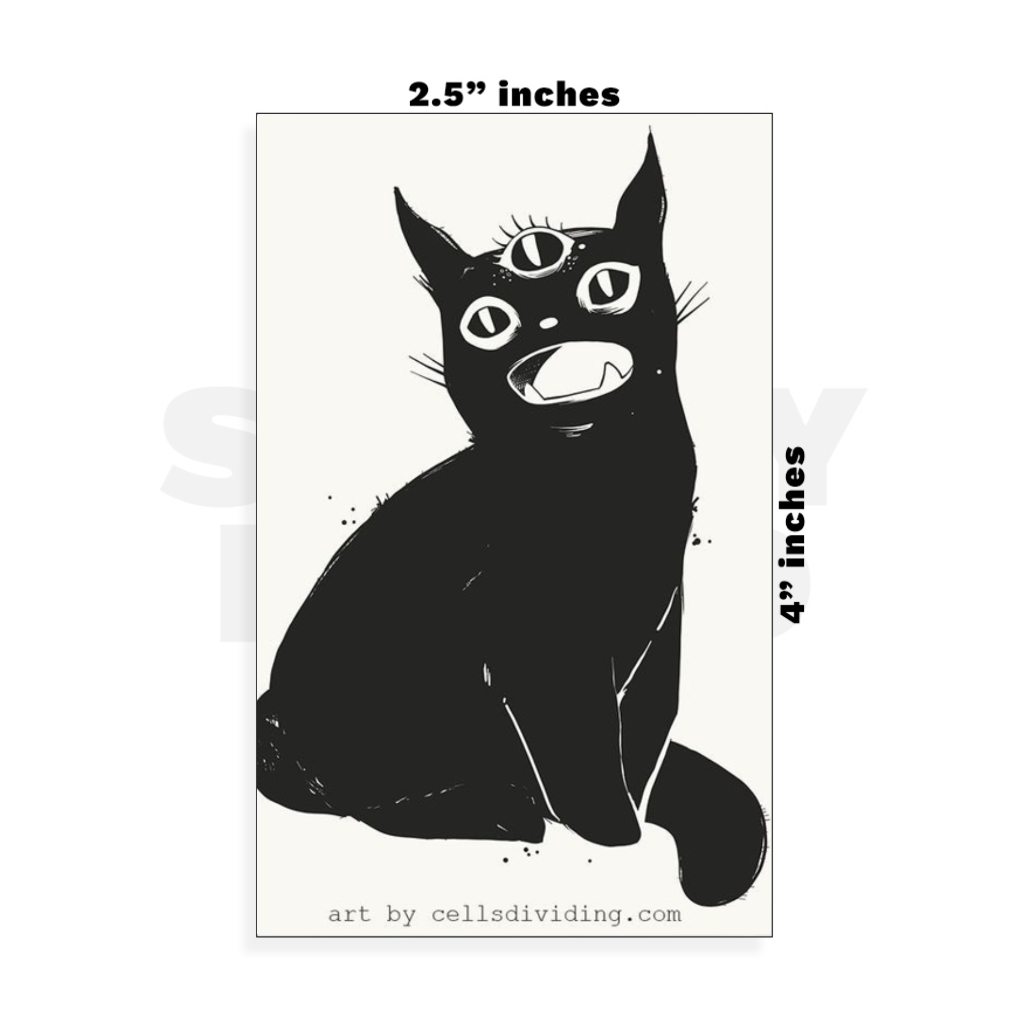 Custom Small - 2.5in x 4in