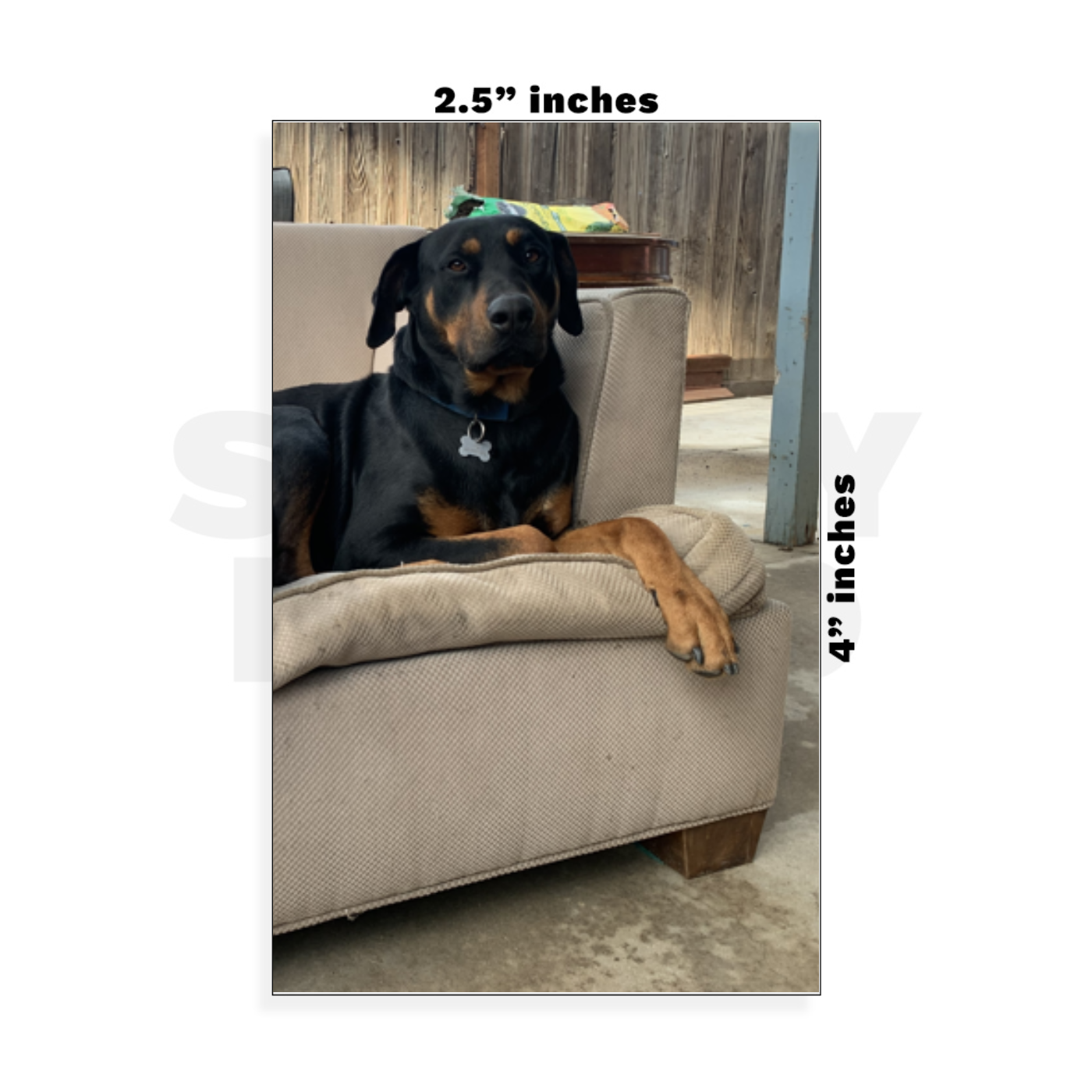 Custom Small - 2.5in x 4in