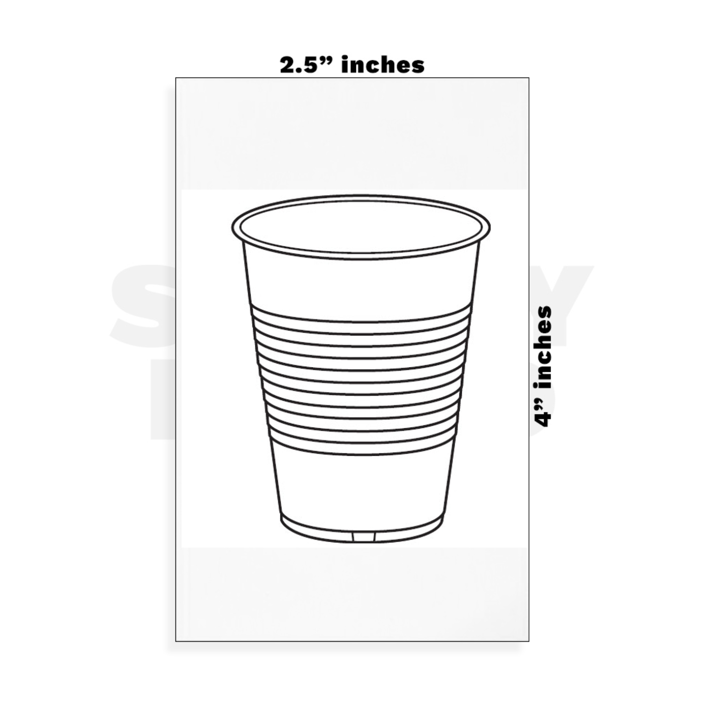 Custom Small - 2.5in x 4in