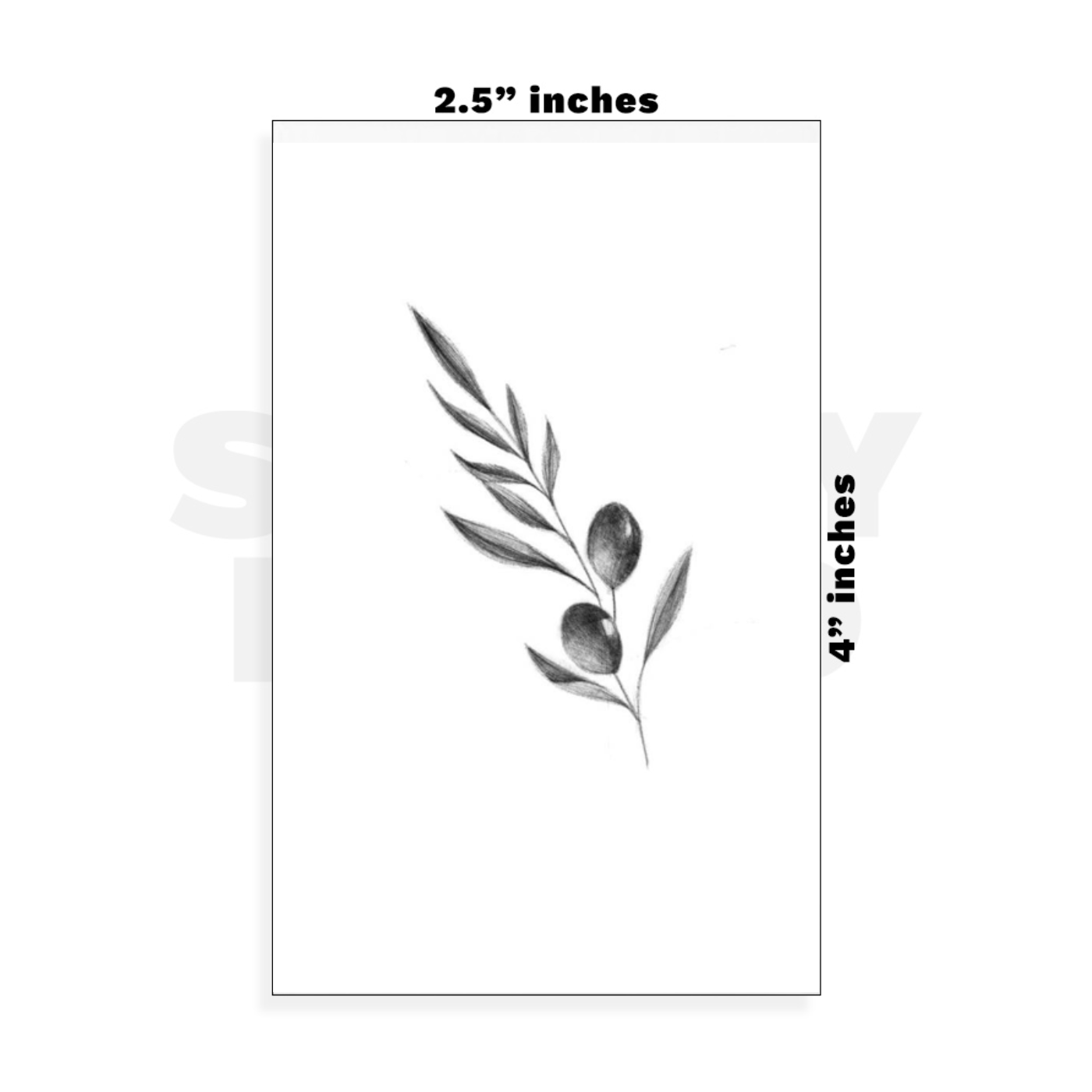 Custom Small - 2.5in x 4in