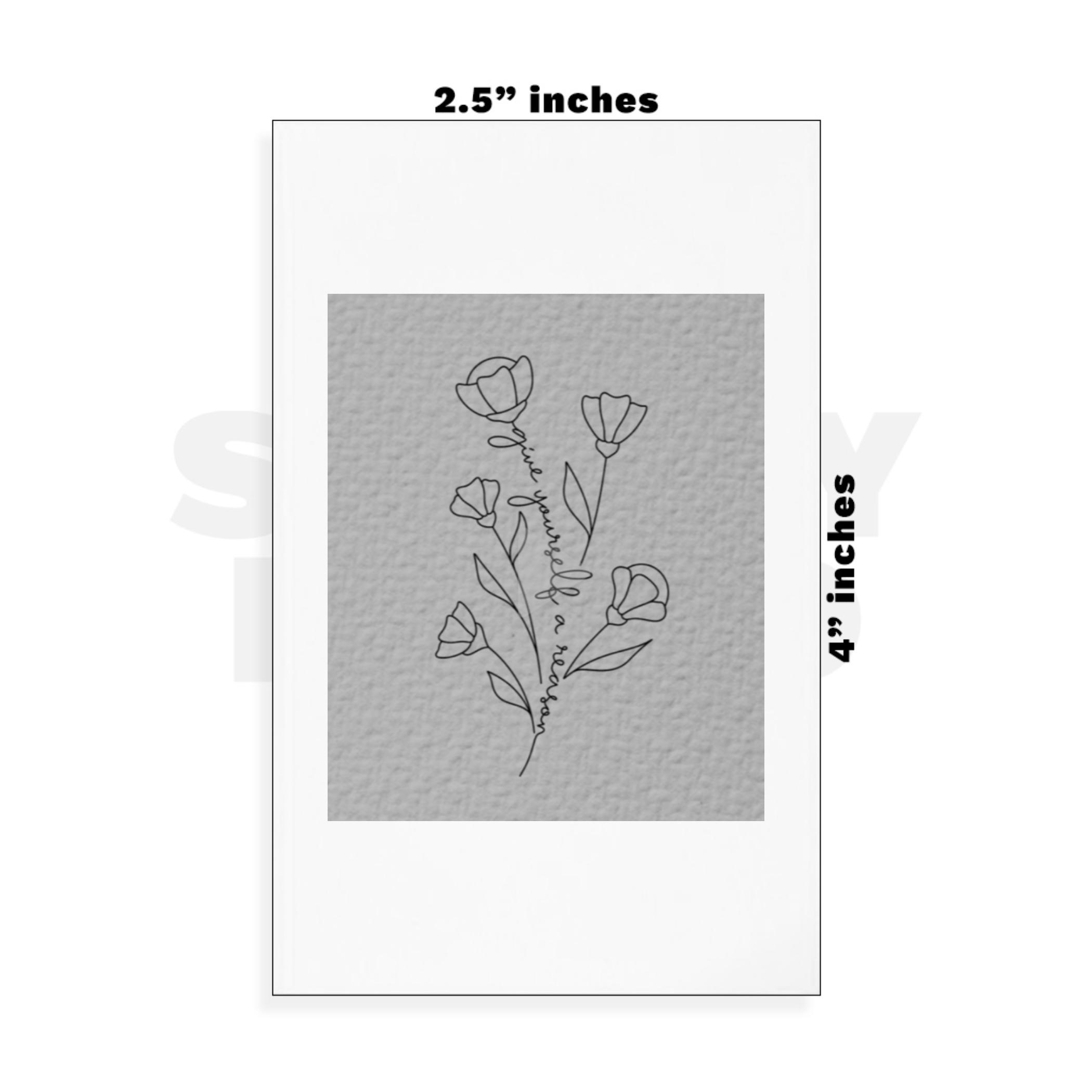 Custom Small - 2.5in x 4in