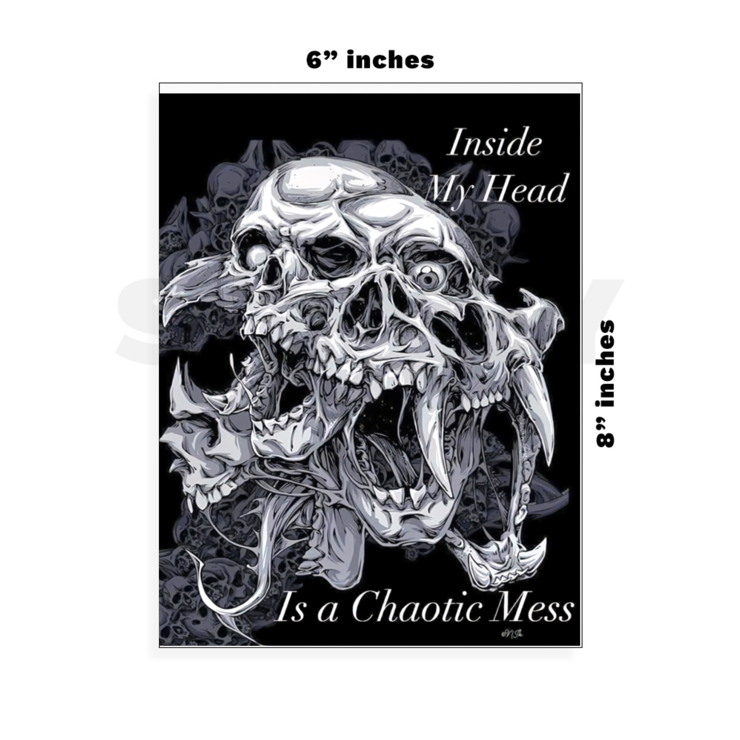 Custom Large - 6in x 8.5in