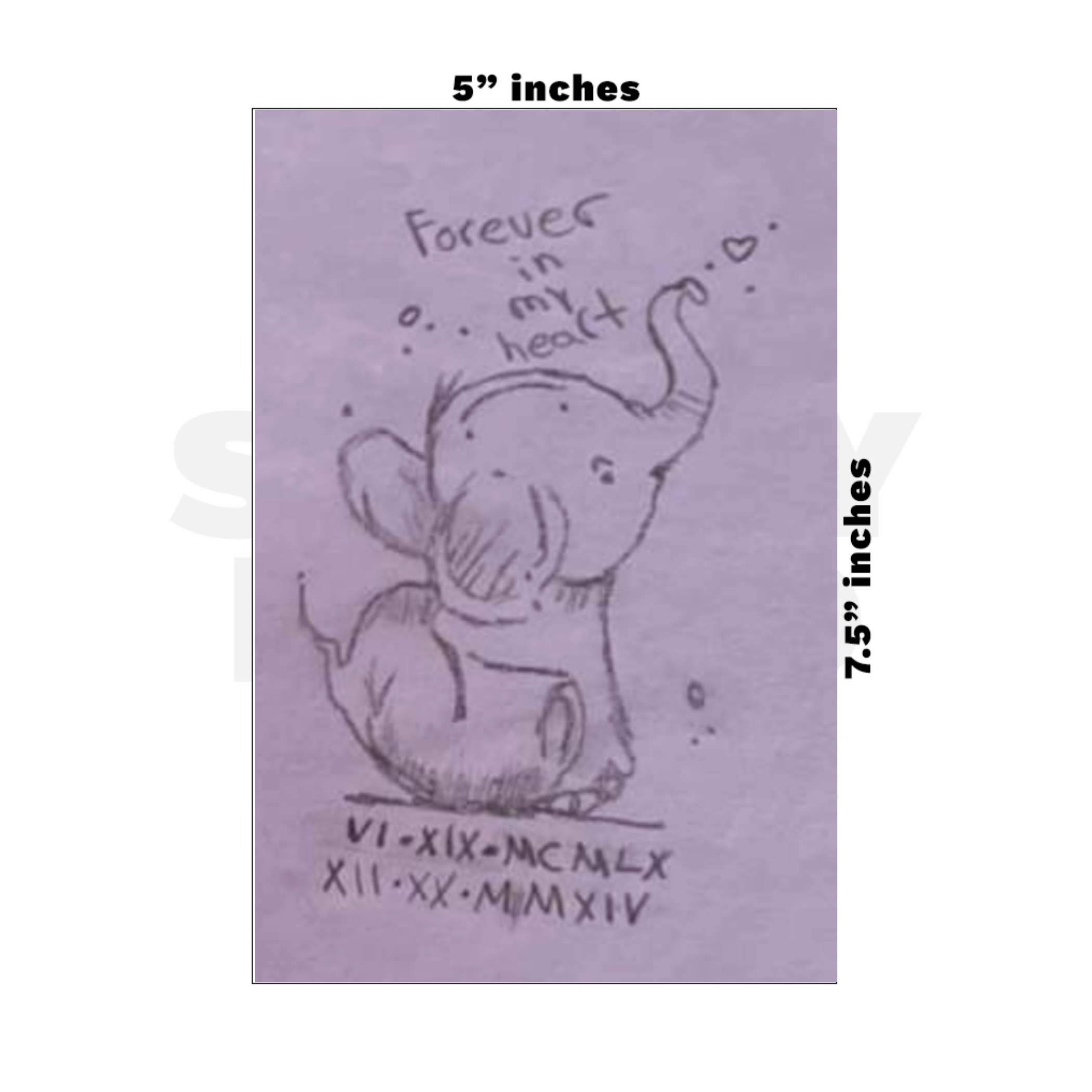 Custom Medium - 5in x 7.5in