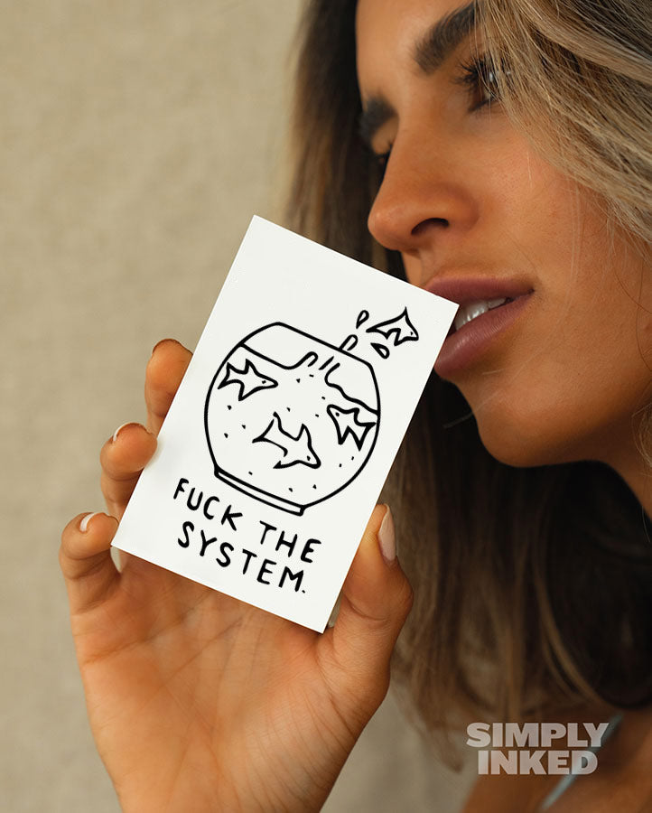 F*ck the System Tattoo