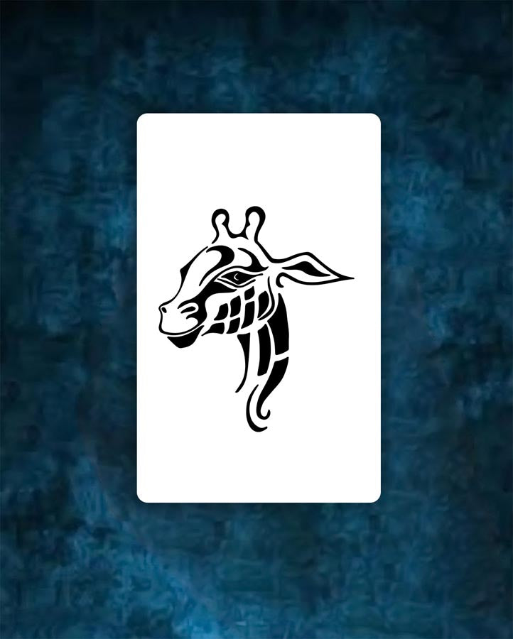 Tribal Giraffe Tattoo