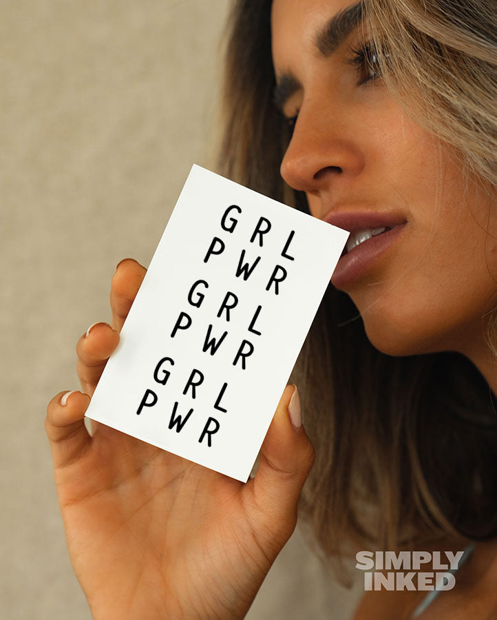 GIRL POWER Tattoo