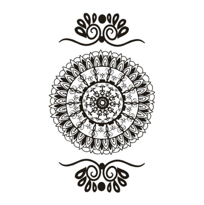 Henna Temporary Mehndi Stickers