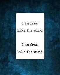 Free like the wind tattoo