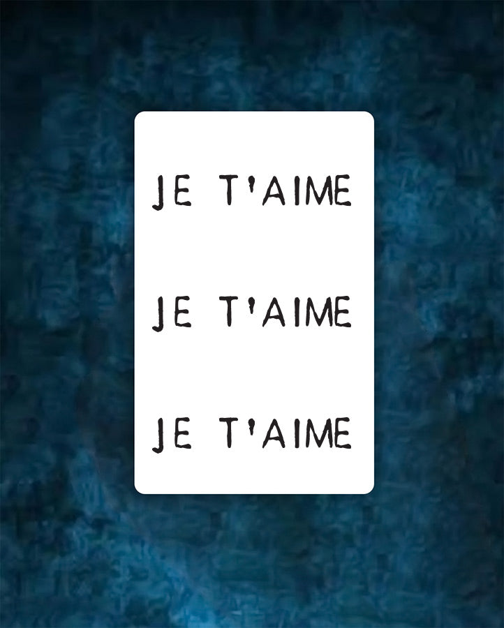 Je T'aime Tattoo - Semi Permanent