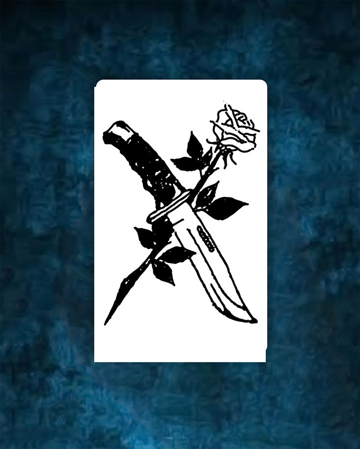 NEW Rose and Dagger Tattoo