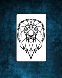 Geometric Lion Tattoo