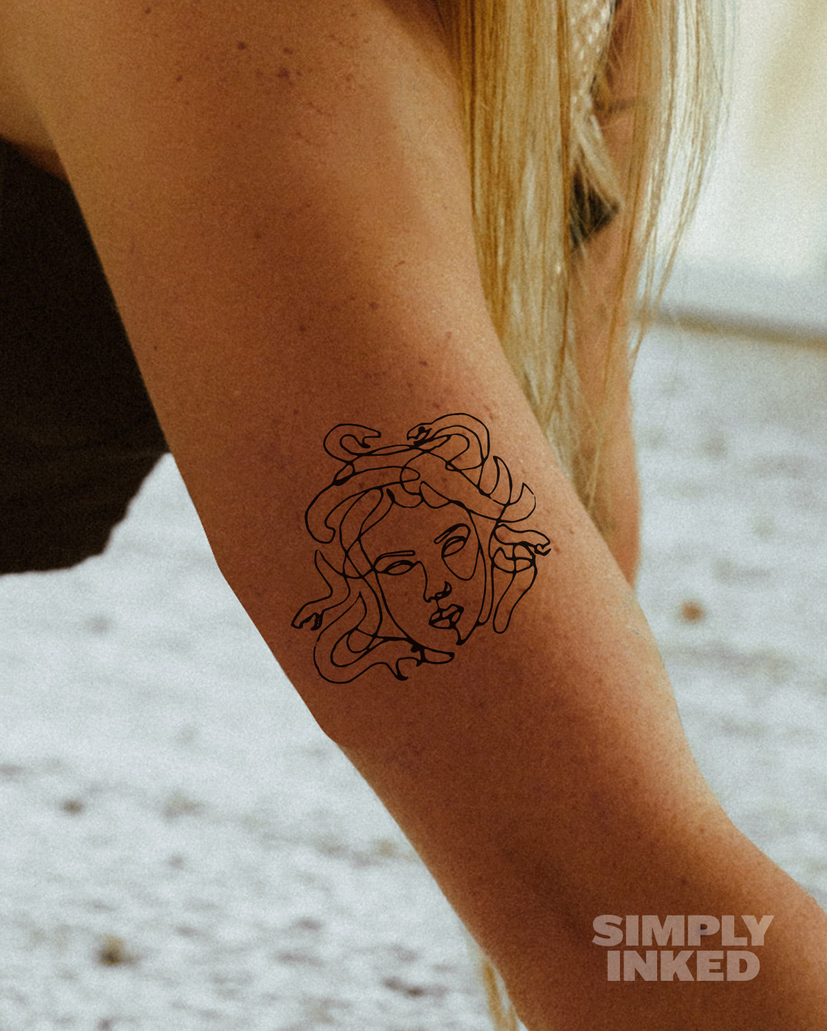Medusa Tattoo - Semi Permanent