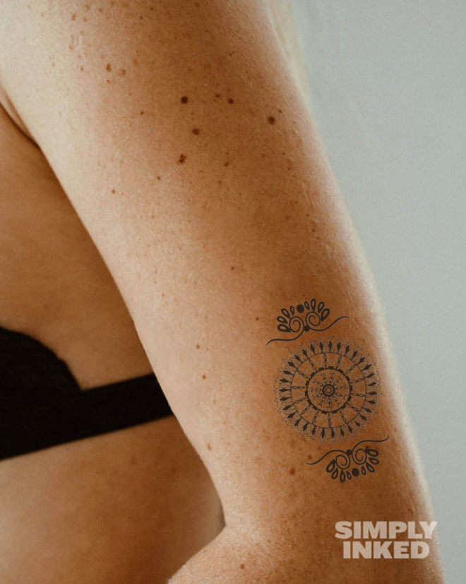 Mehndi tattoo for girls