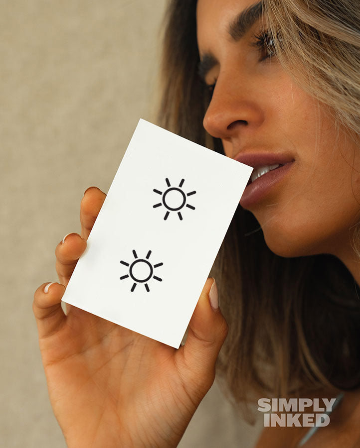 Minimal Sun Tattoo