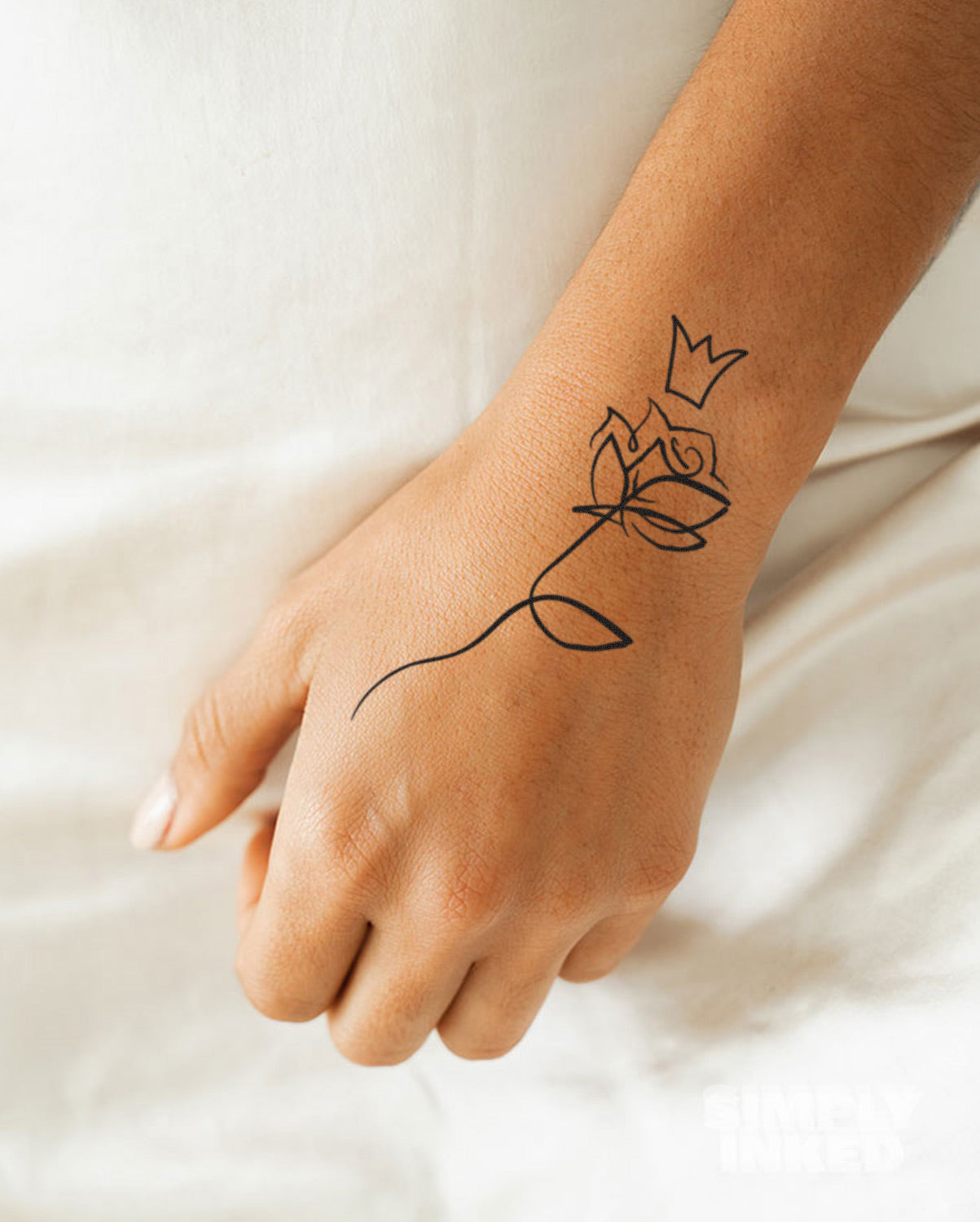Rose & Crown Tattoo