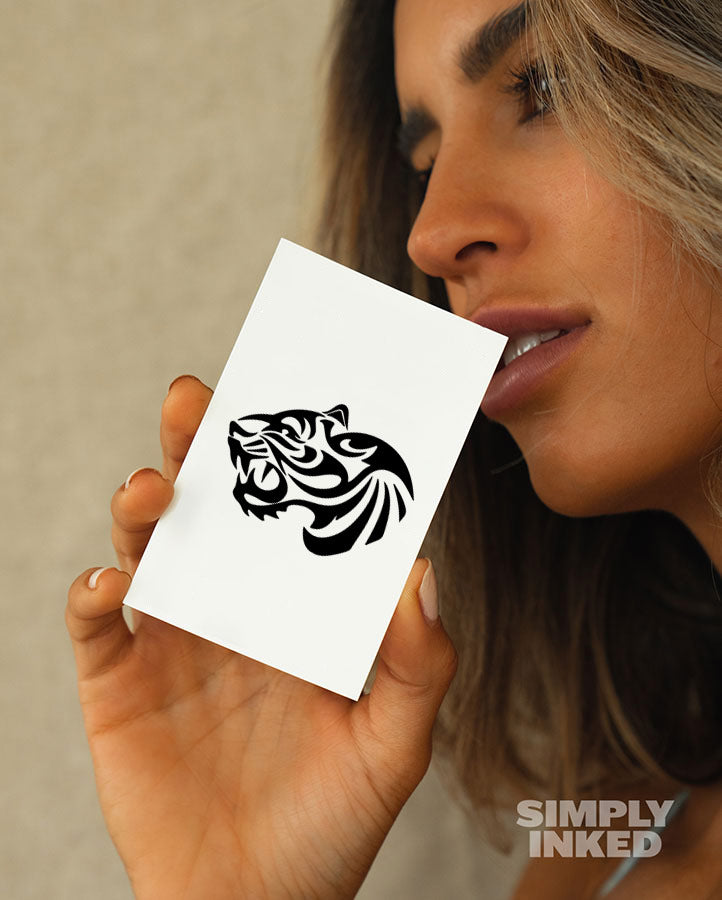 Tribal Tiger Tattoo - Semi Permanent
