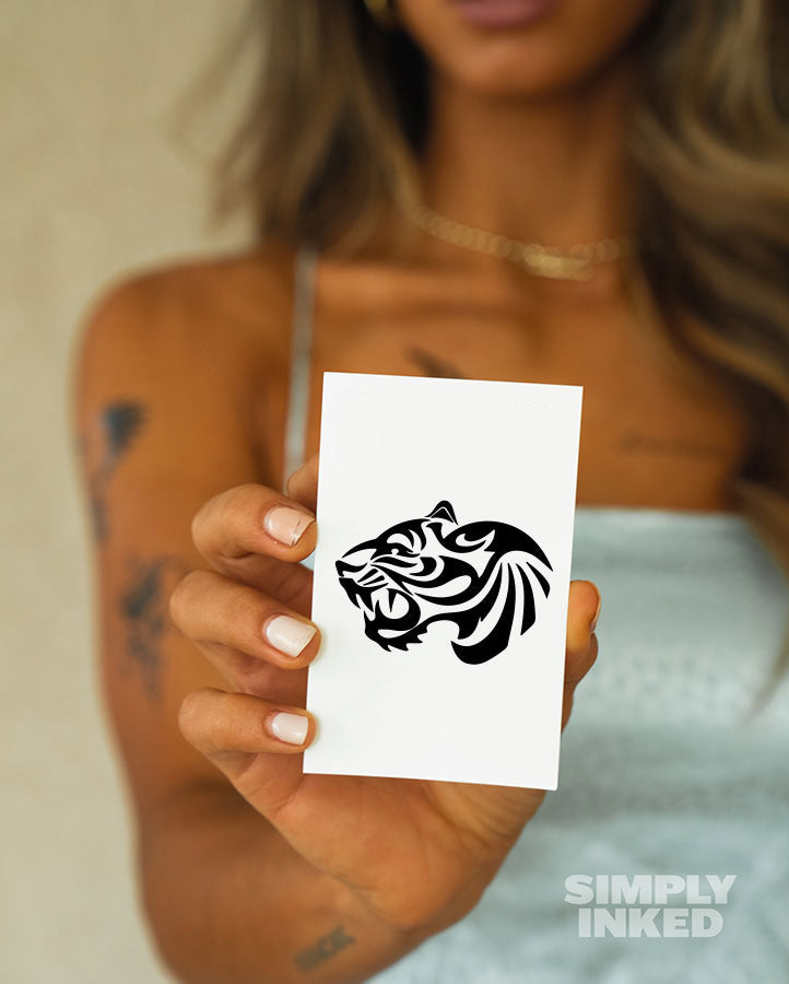 Tribal Tiger Tattoo - Semi Permanent