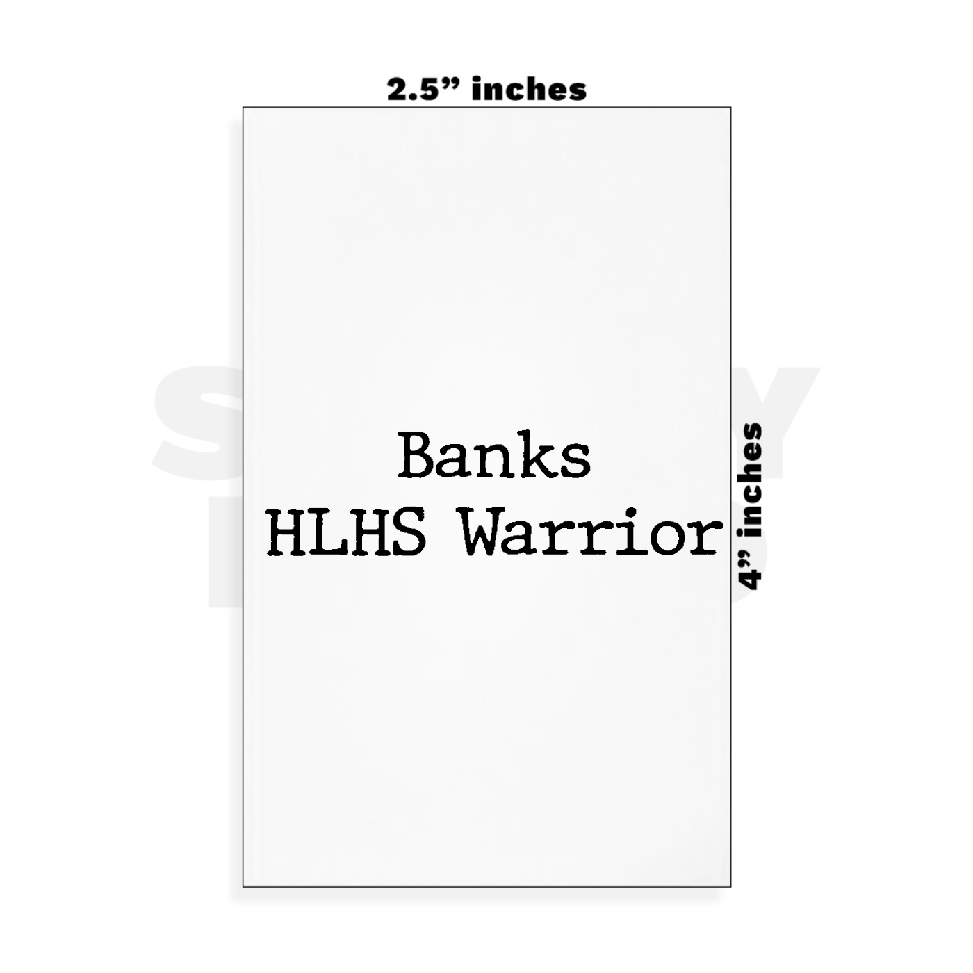 banks HLHS Warrior