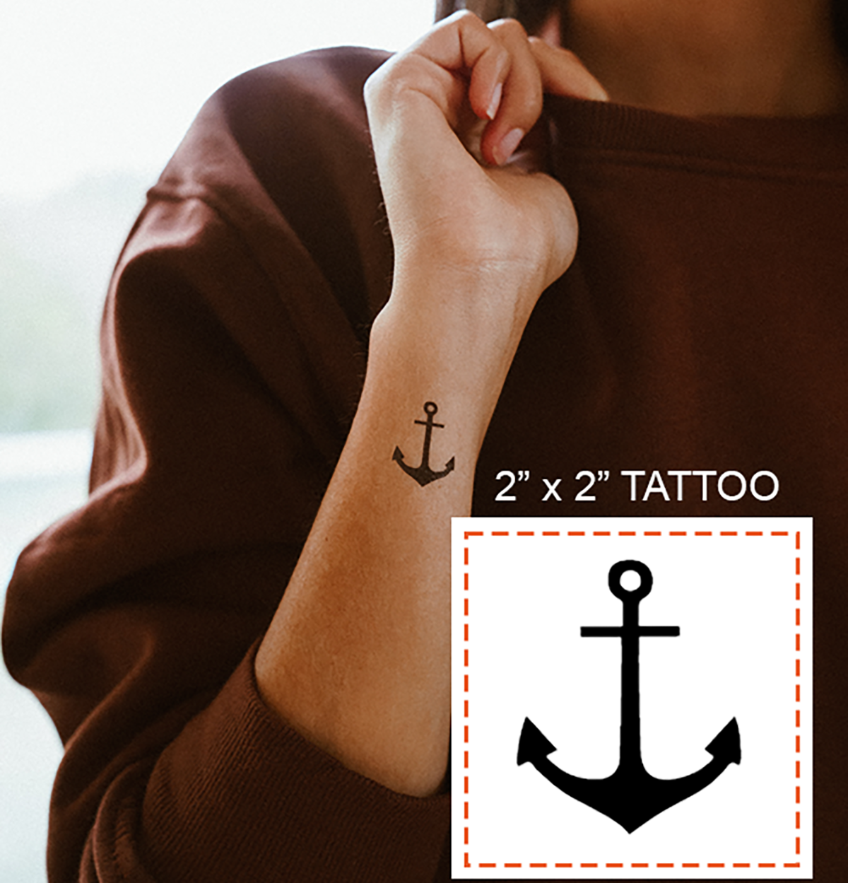 Ancher Temporary Tattoos
