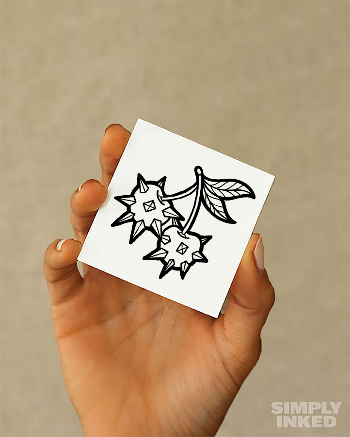 Spiked Cherries Tattoo