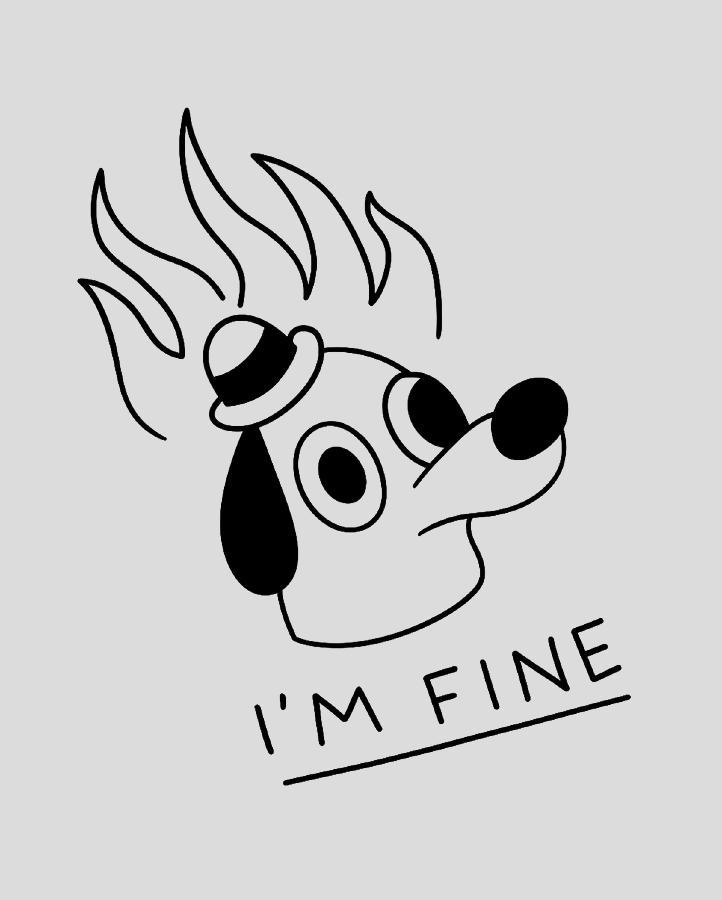 I'm Fine Tattoo - Semi Permanent