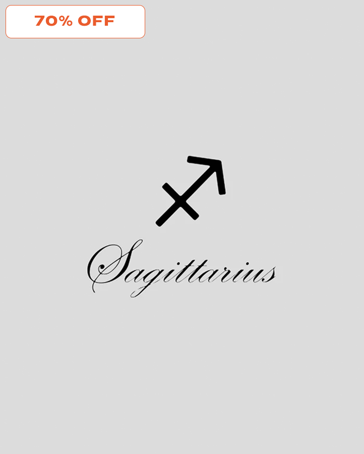 Sagittarius Astrology Tattoo - Semi Permanent