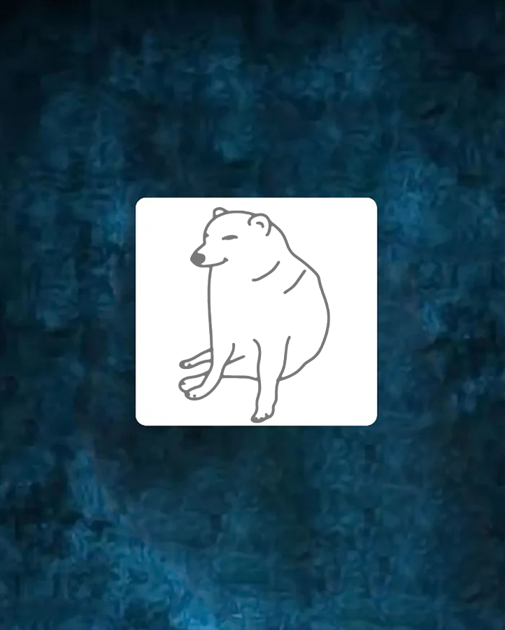 Doge Meme Tattoo - Semi Permanent