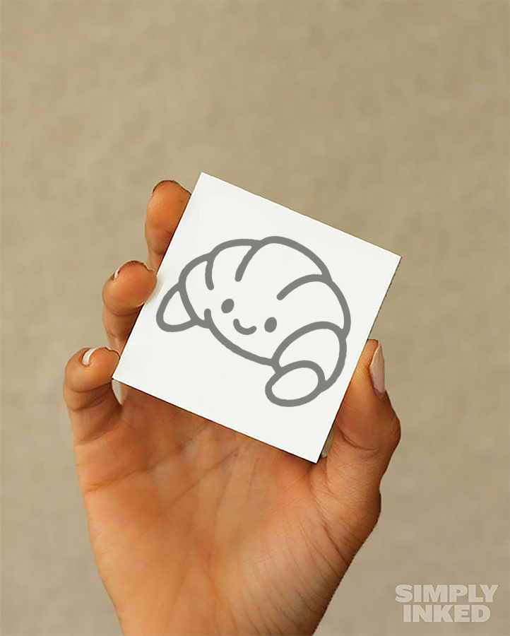 Croissant Tattoo - Semi Permanent