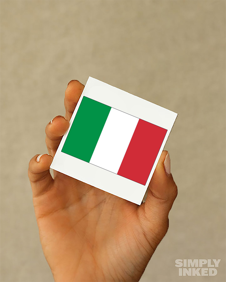 Italy Flag Tattoo