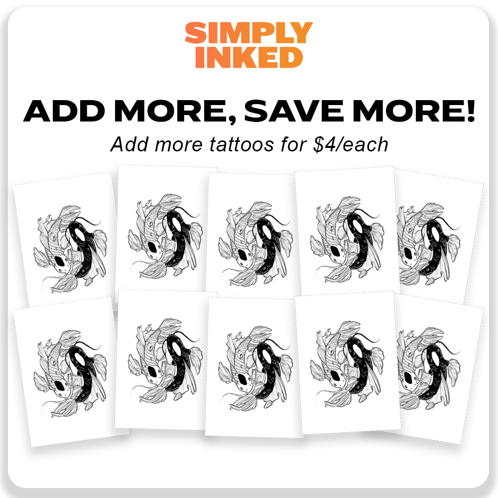 Add More Custom Tattoos (5.5" x 8" Tattoo)
