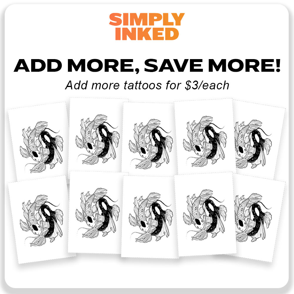Add More Custom Tattoos (4" x 4" Tattoo)