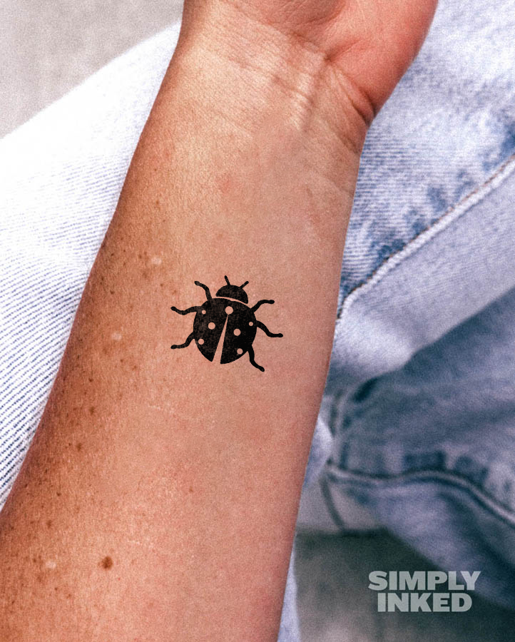 Lady Bug Tattoo - Semi Permanent