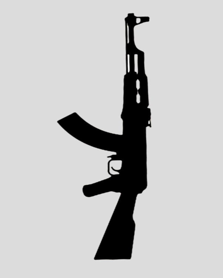 AK-47 Tattoo - Semi Permanent