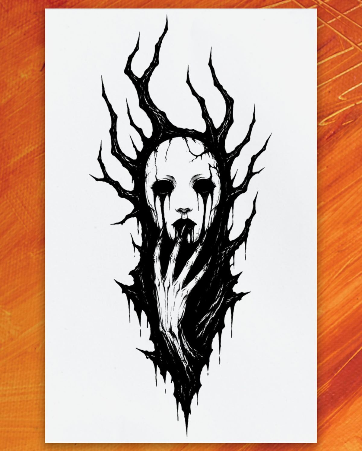 Black Tears Tattoo
