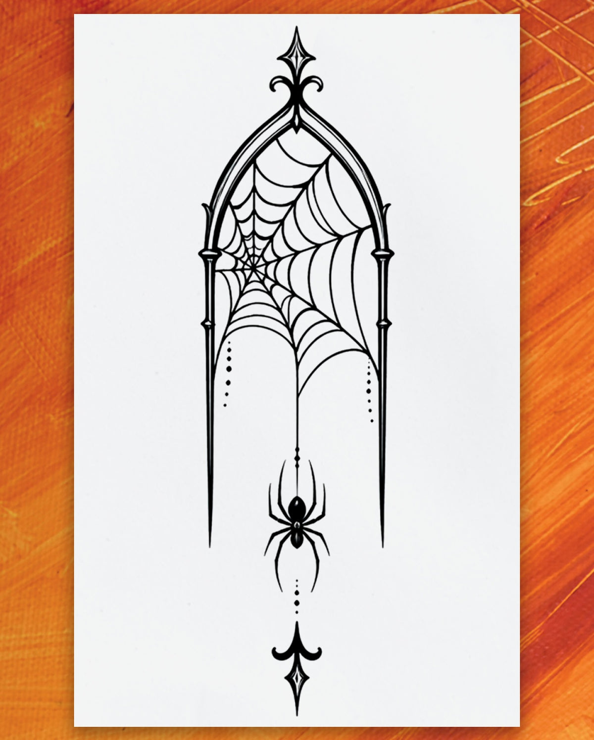 Midnight Web Tattoo