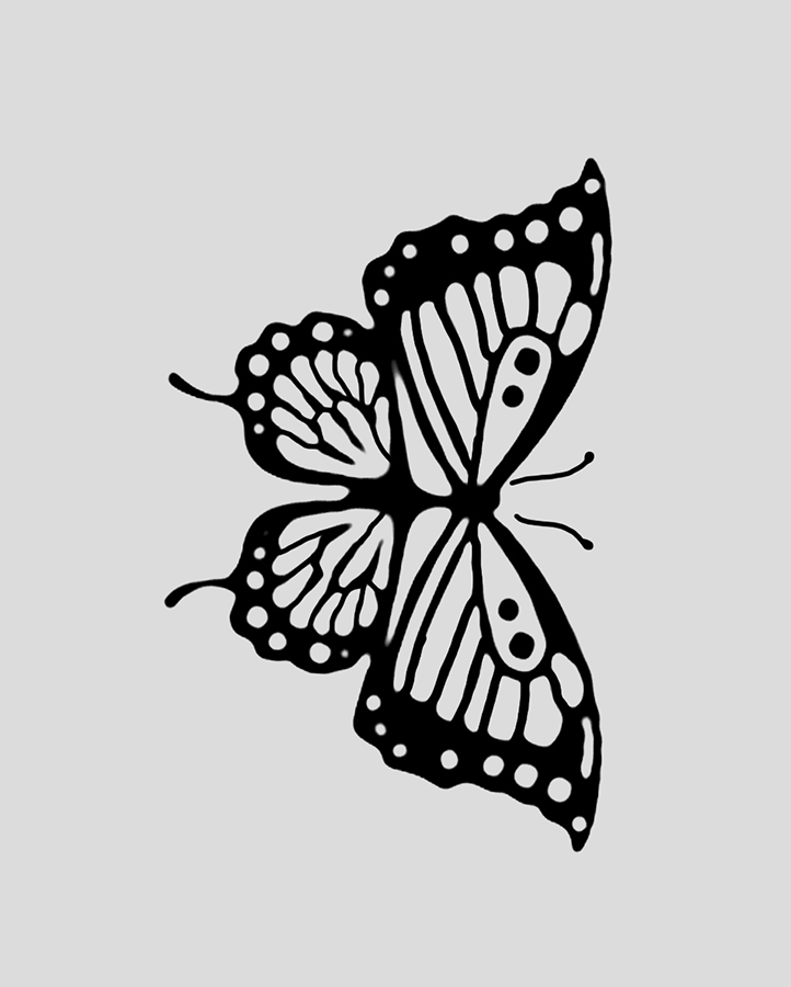 NEW Butterfly Tattoo - Semi Permanent